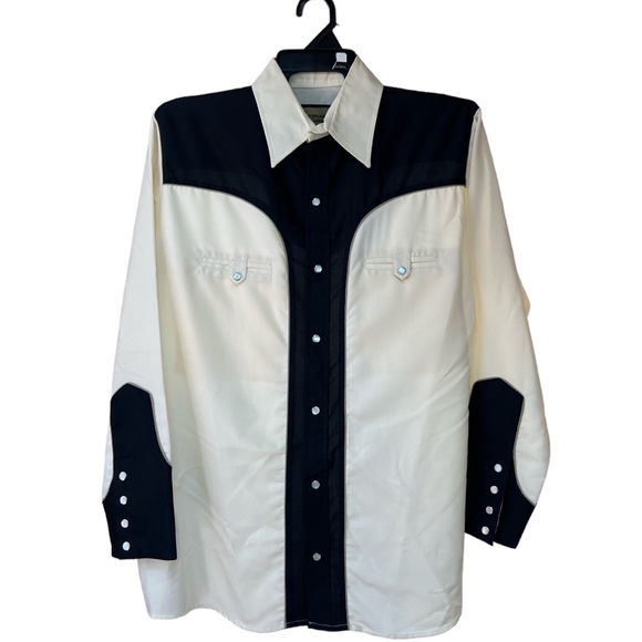 Sz M 38 Chamizzo by Alvarez Western Pearl Snap Button Down Shirt NWOT - Picture 2 of 5